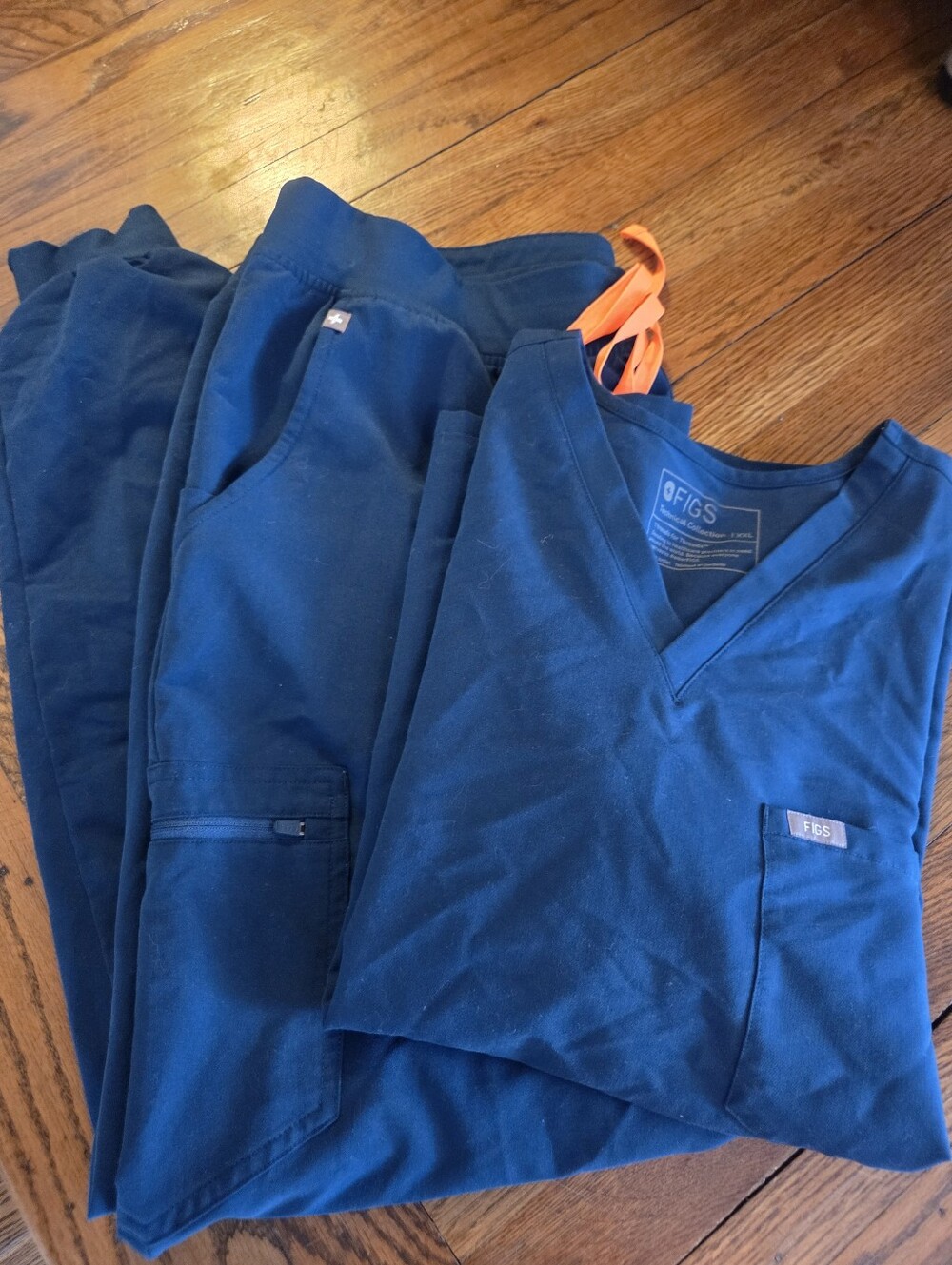 Figs Teal Jogger Scrubs Set XXL/T